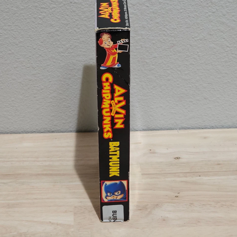 Alvin and the Chipmunks Batmunk VHS 1991 Animation Buena Vista - Image 4 of 4