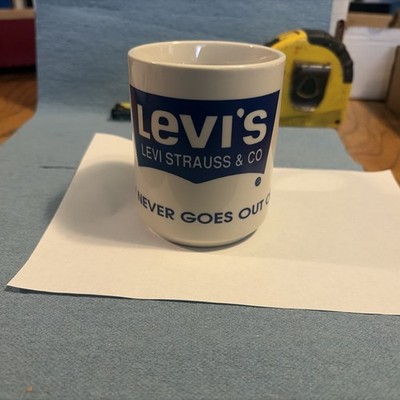 Vintage Levi's Levi Strauss & Co Coffee Mug Quality Never Goes Out Of Style 8oz