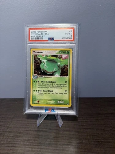 VENUSAUR HOLO #6 2006 POKEMON POP SERIES 2 PSA 4