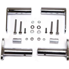 MotoSport Rock Race/Pro Series Nerf Bar Hardware - Front/Rear RCKA00R-X001-Y010