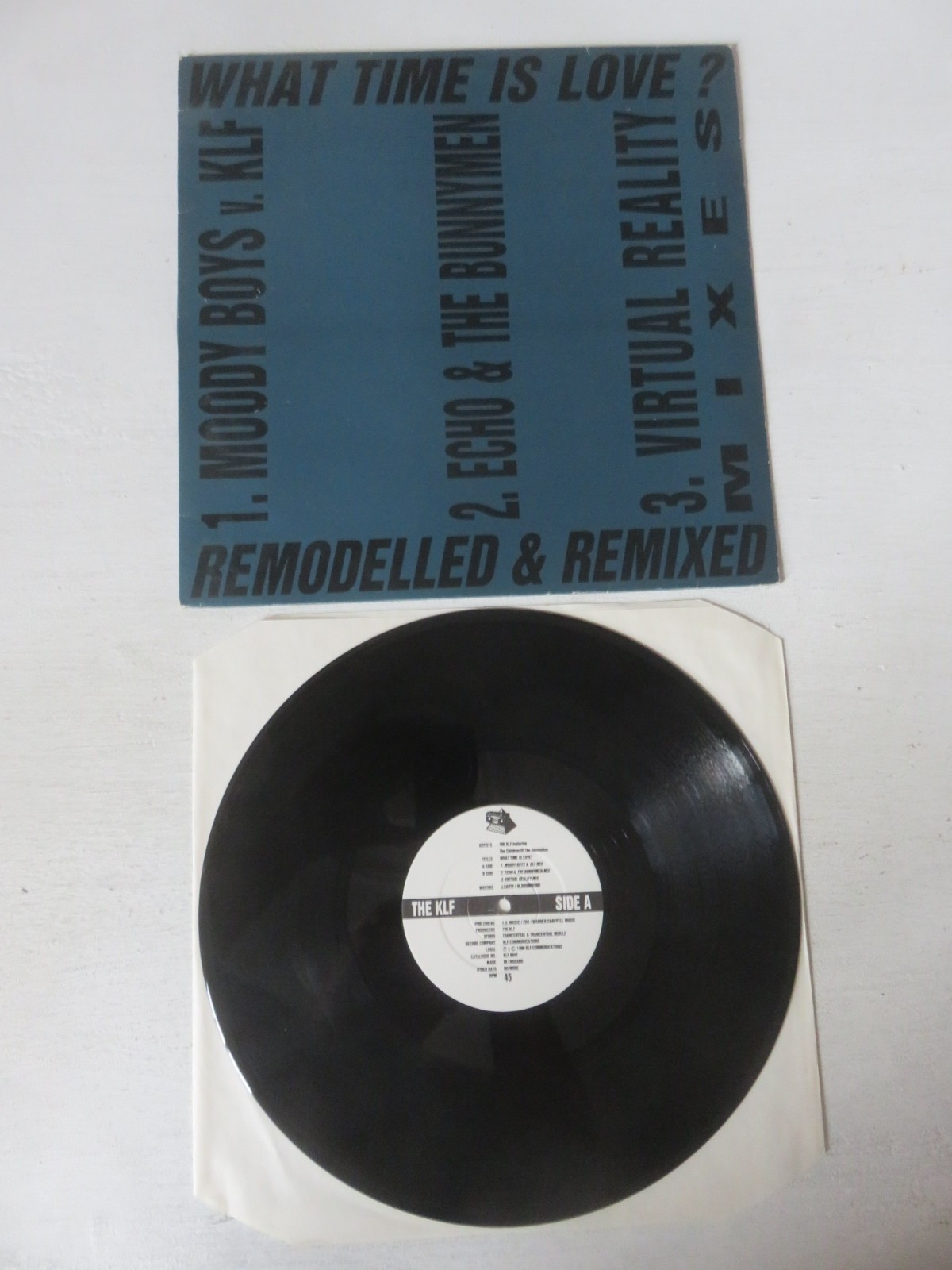 THE KLF What Time Is Love ? VINYL 12"" KLF004Y MOODY BOYS ECHO & THE BUNNYMEN