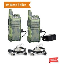 RT22 Walkie Talkies for Adults, Two Way Radio Long Range Rechargeable, Portab...