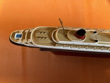 1:1250 Diecast-Schiffsmodell SS NORMANDIE aus Legierung - Ozeanliner Kollektion