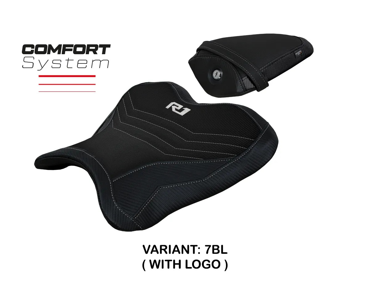 Seat saddle cover Kagran comfort system Black(BL) TPZ Italia YAMAHA R1 2015 2022