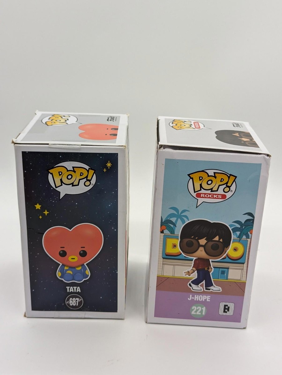 Funko Pop! BT21 Tata #687 BTS Line Friends & BTS J-Hope #221