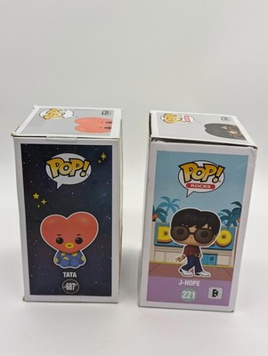 Funko Pop! BT21 Tata #687 BTS Line Friends & BTS J-Hope #221