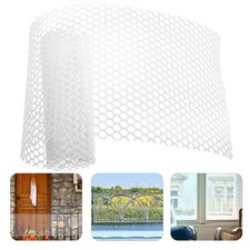 1 Pack Durable Balcony Netting for Pets White PP Plastic Mesh Fence Safety Guard