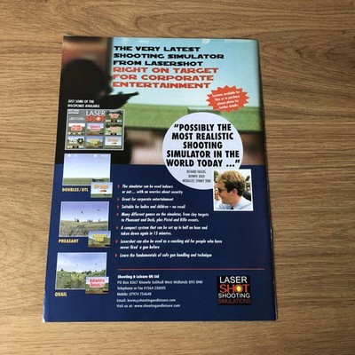 GUNS80 MAGAZINE ADVERT 12X9 LASER SHOT SHOOTING SIMULATIONS