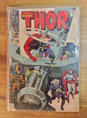 Marvel Comics Group The Mighty Thor #156 SEP 1968 Volume 1 Bagged & Boarded 