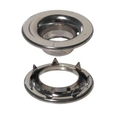 Stimpson E3RRGSWSS500 Stainless Steel Rolled Rim Grommet and Spur Washer Reli...