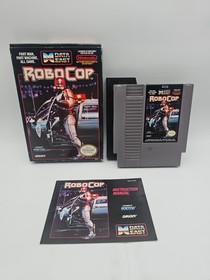 Robocop Nintendo NES Game 1988 CIB Complete With Manual Authentic Tested