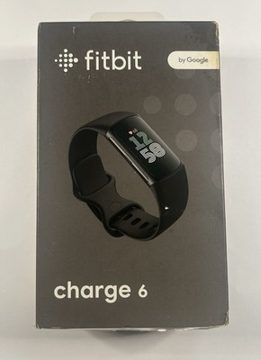 Fitbit Charge 6 Advanced Fitness Tracker Black New Open Box Complete w/ Charger