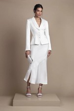 Coast Ivory Midi Skirt Womens Bridal Skirts