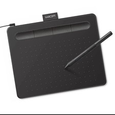 Wacom Intuos Graphics Drawing Tablet, Small 7.9"x 6.3", Black, CTL4100, NICE