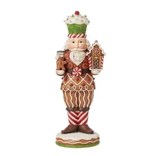 Jim Shore Heartwood Creek Gingerbread Christmas Nutcracker Figurine 6015436
