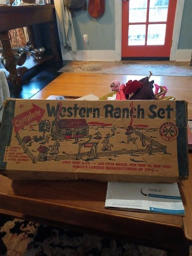 Louis Marx & Company Western Ranch Playset