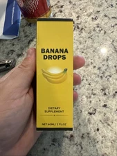 Banana Drops 2 Fl Oz 1 Pack New Sealed EXP 2027 Expiration Weightloss