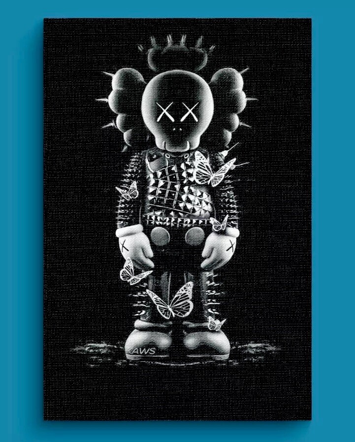 kaws オリジナルフェイク ポスター kaws オリジナルフェイク ポスター KAWS カウズ ポスター販売 ー
