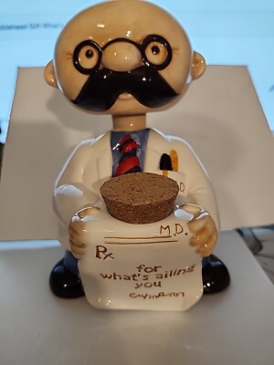 Bobble Buddy Doctor Bank Bobblehead Gift What's Ailing You Art4art