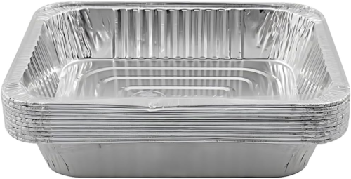 Jetfoil Aluminum Foil Steam Table Pans, Half Size Deep, 9x13 Pans (10 Pack)