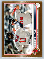 2022 Topps Update #US11 Boston Flex VC, SN2022 SN2022 Gold Good