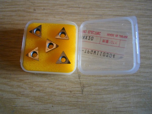 5 Stück CBN-Schneidplatten TPGW 110304 BNX20 = 5 Schneiden, NEU,Unbenützt - Bild 2 von 2