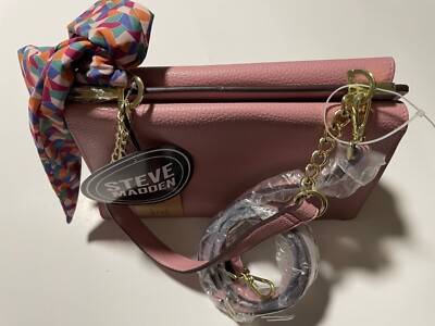 Steve Madden Crossbody Bag New with Tags Pink Retail $88 | eBay