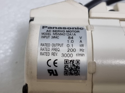 PANASONIC SERVO MOTOR MSMA012A1A 100W - Picture 2 of 5