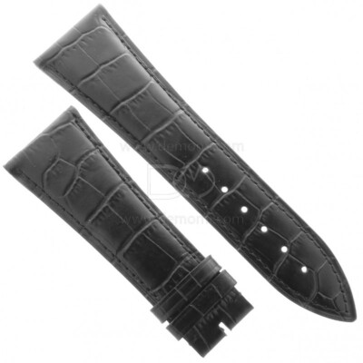 Frederique Constant Uhrenarmband FCS-B26.5x20 Druck Aligator Schwarz 26.5/20 MM