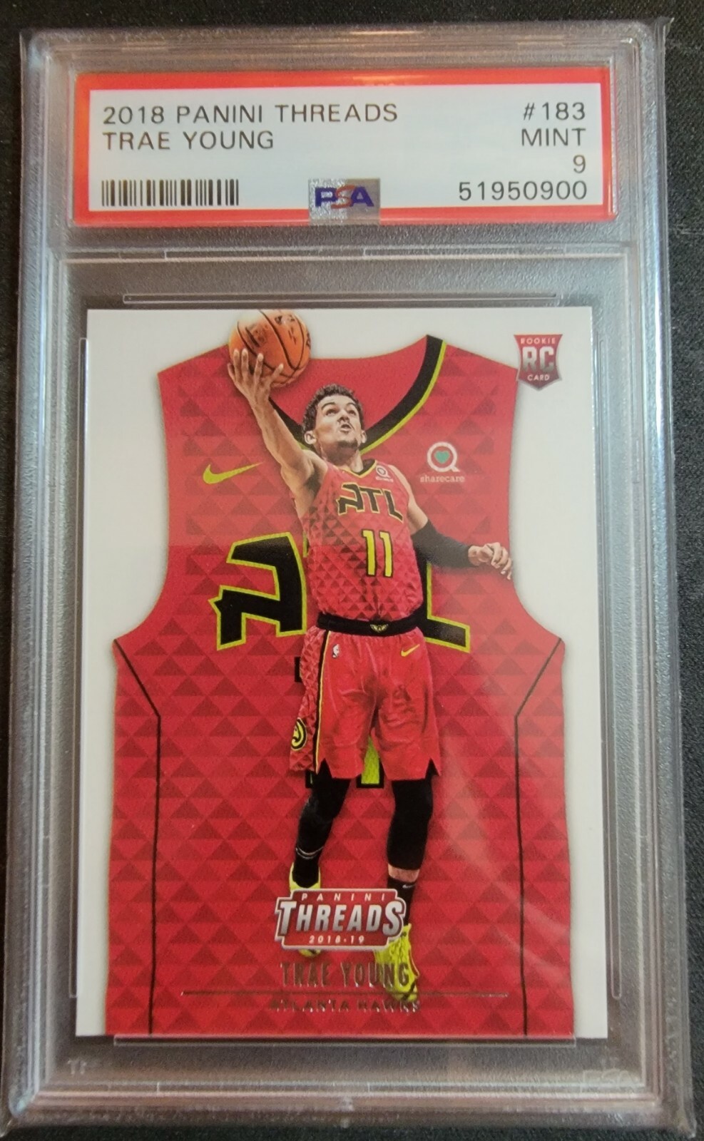 2018 Panini Threads Trae Young Rookie #183 PSA 9