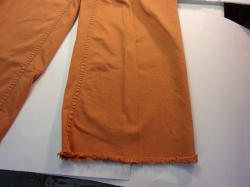 VINTAGE BILLABONG SIZE 30 ORANGE JEAN BELLBOTTOM SKATE WIDE LEG W/WEAR NO STAINS - Picture 5 of 18