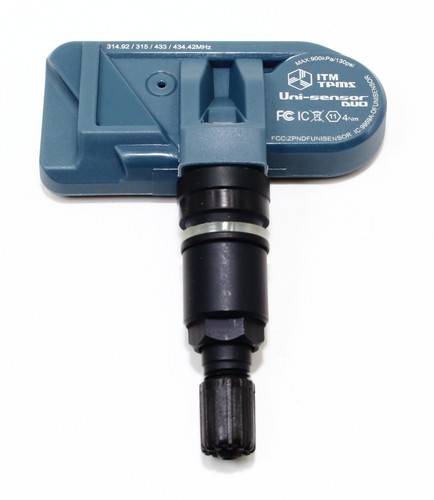 4 2009-2018 TPMS Tire Pressure Sensors Jaguar XF XFR Matte Black Valve Stems - Picture 4 of 4