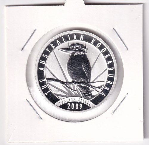 AUSTRALIAN: 2009 $1 KOOKABURRA 1oz .999 SILVER COIN #PL1450