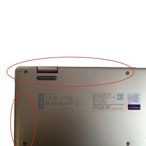 Lenovo Yoga 330-11IGM (81A6) Intel Celeron N4000 1.10GHz 4GB 128GB Teclado ESP - Imagen 9 de 12