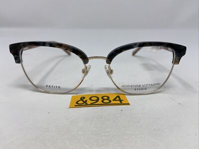 Adrienne Vittadini AV590S Mocha Demi 48-17-135 Brown Eyeglasses