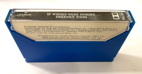 1977 SWEENEY TODD If Wishes Were Horses RARE Cassette with Bryan Adams - Picture 4 of 6