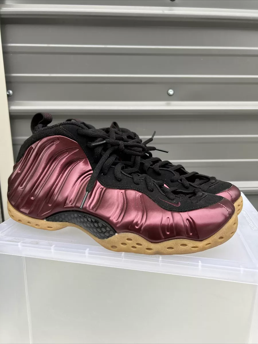 Nike foamposite hotsell maroon