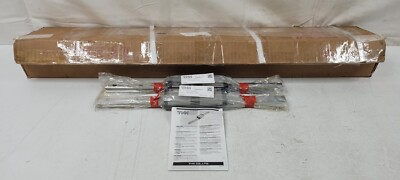 (QTY. 2) THK SSR20XW2UU+400L Linear Guide Rail Bearing Slide Block NEW