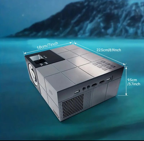 Wireless projector HD 1080P 12000 Lumens Mobile And Home Theater To 300” Screen - Picture 10 of 14