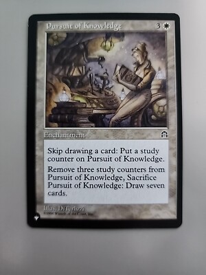 MTG Pursuit of Knowledge The List - Stronghold 10/143 Regular Rare | eBay