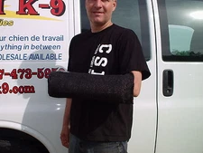 DOG TRAINING BITE BAR SHORT BITE SLEEVE POLICE K-9 SCHUTZHUND BITE SUIT FABRIC