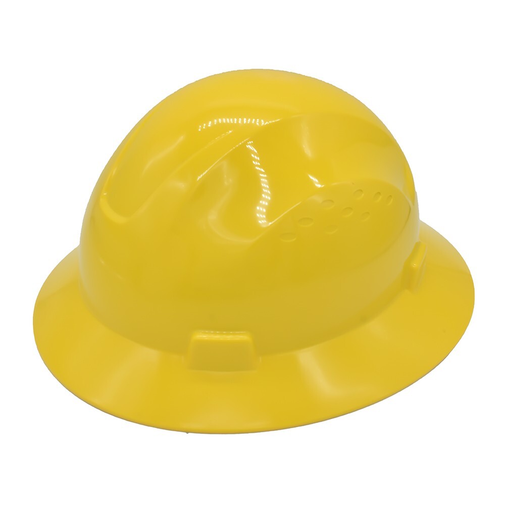 Snap Lock 4 Point Ratchet Suspension Full Brim Hard Hat