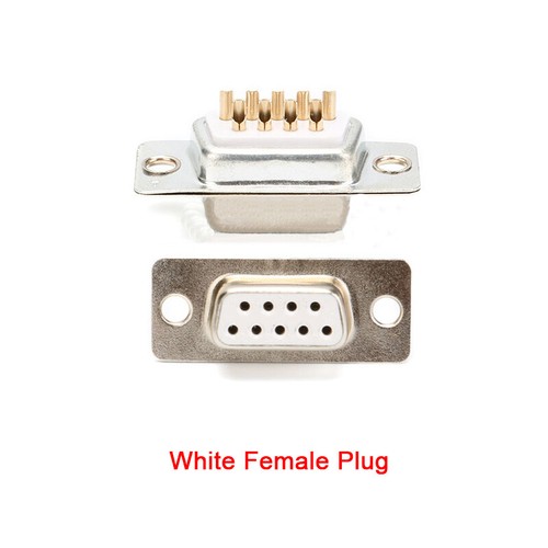 DB9 9Way D-SUB Connector Female/Male Plug Socket Metal/Plastic Shell Solder Type - Picture 20 of 31