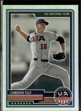 2023 Panini USA Baseball Stars & Stripes #60 Cameron Tilly Silver Prizm