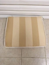 1 Frontgate Maison Deluxe Dining Swivel Bar Stool Chair Outdoor Cushion 23x19 