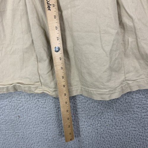 Old Navy Dress Girls XXL 18 Stretch Sleeveless ALine Zip Beige Soft Chino Feel - Picture 3 of 11