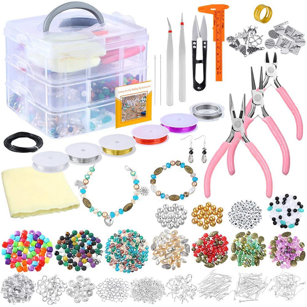 Jewelry Making Supplies Wire Wrapping Kit With Jewelry Beading