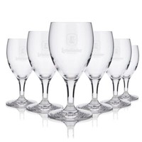 6X Bad Liebenzeller Glas 0,18L Kelchglas Mineralwasser Sprudel Soda GläSer Set