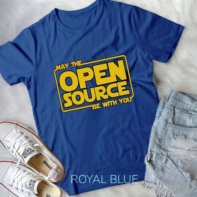 May Open Source Programming Funny Devops Software Linux Java Unisex T-shirt