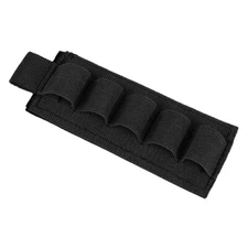 5 Rounds Shell Card Holder for Rifle Shotgun Cartridge 12/20 Gauge Ammo Pouch